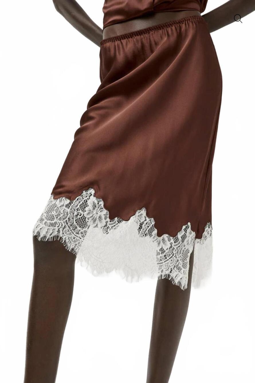 NEW NO. 6 reina midi skirt in rust